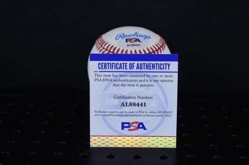 Бейзболен автограф Люк Эпплинга Auto PSA/DNA AL88441 - Бейзболни топки с Автографи