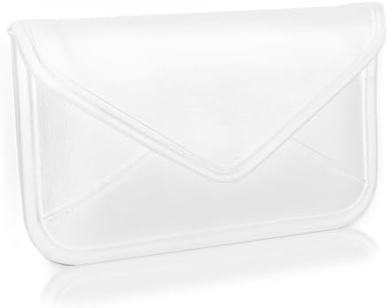 Калъф BoxWave, който е Съвместим с Честта Play 4T (Case by BoxWave) - Луксозни Кожена чанта-месинджър, дизайн своята практика-плик от изкуствена кожа за Честта Play 4T - Цвят слонова к?