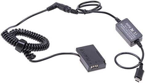 Fotga Power Bank USB Type-C Кабел-захранващ Адаптер с LP-E17 Привиден Батерия DR-E18 DC Конектор за Canon EOS R8 R10