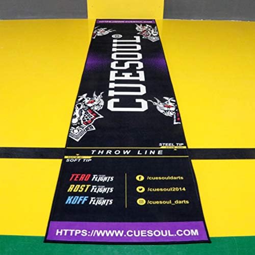 Сверхпрочный подложка за игра на дартс CUESOUL включва в себе си като Официалната линия, за да се хвърлят с лека, така