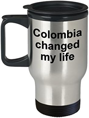 Чаша Колумбия Промени живота ми - Подарък на Колега и Приятел-Пътешественик - Забавен Подарък под Формата На Чаши За