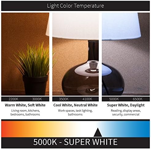 Sunlite CC/LED / 54W/E39/MV/50K 5000K Mogul E39 Базова Прозрачна led лампа, Еквивалентна 250W MHL/ВЕЦ, Царевичен Крушка,