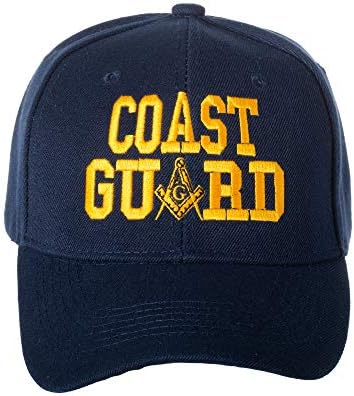 Бейзболна шапка с бродирани военните масонска квадрат и Компас Съединените Щати